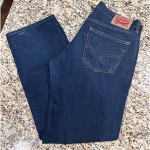 Levi’s 559 Relaxed straight dark blue men’s jean 34x 32